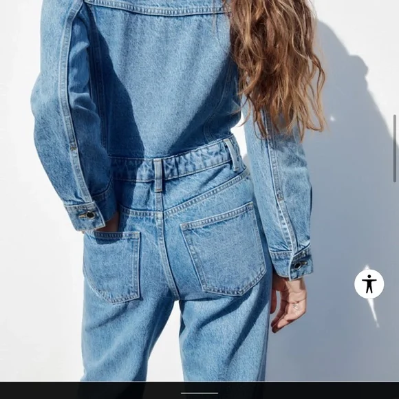 Zara denim jumpsuit - Picture 12 of 13